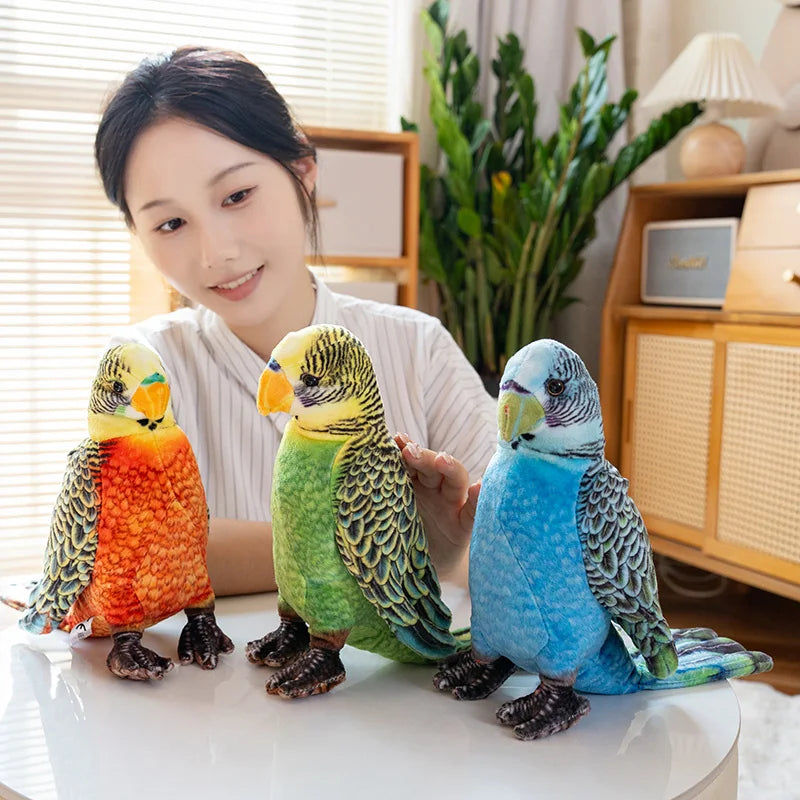 Bird Parrot Lifelike Plush Toys 23cm - 5 Styles