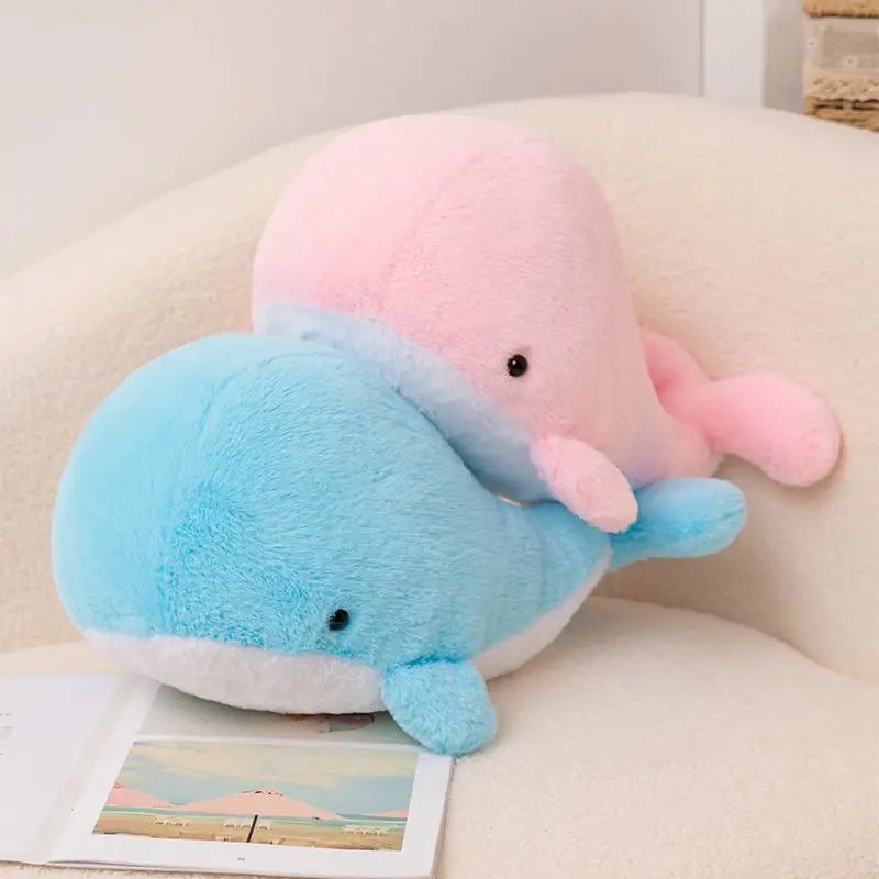 Cute Whale Plush Toys 42cm - Pink/Blue