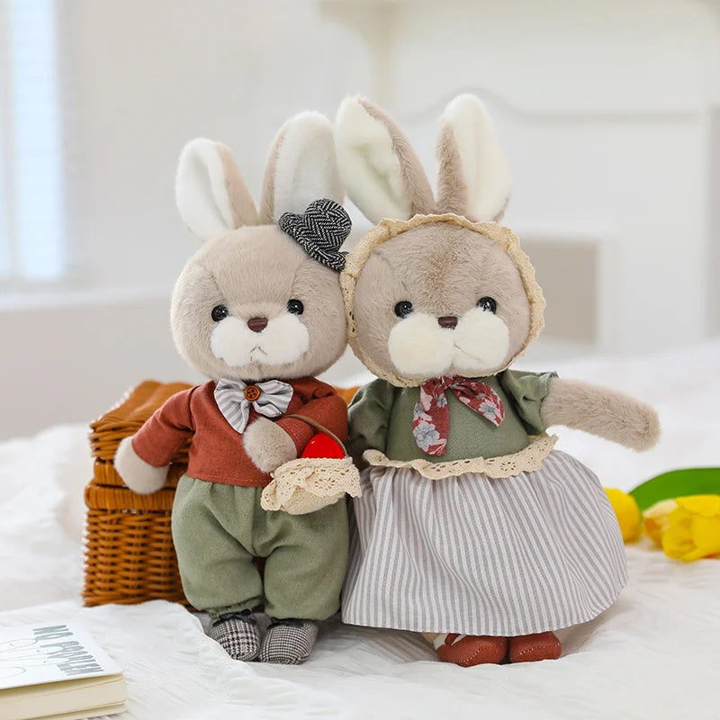 Cute Rabbit/Bear (Dress-up) Plush Toys 28cm - 6 Styles