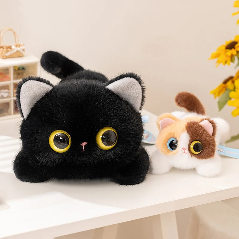 Cute Cat Plush Toys 20/40cm - Ragdoll/Siamese/Black/White/3-Colour