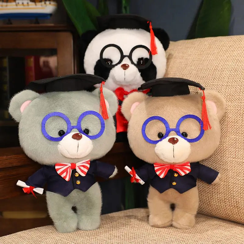 Cute/Kawaii Teddy Bear/Panda Graduation Plush Toys 33cm -8 styles