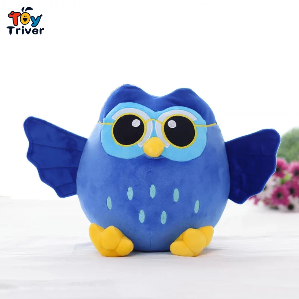 Cute Bird (Owl) Plush Toys 25/38/55cm - Blue/Brown/Pink/Grey (4 Styles)