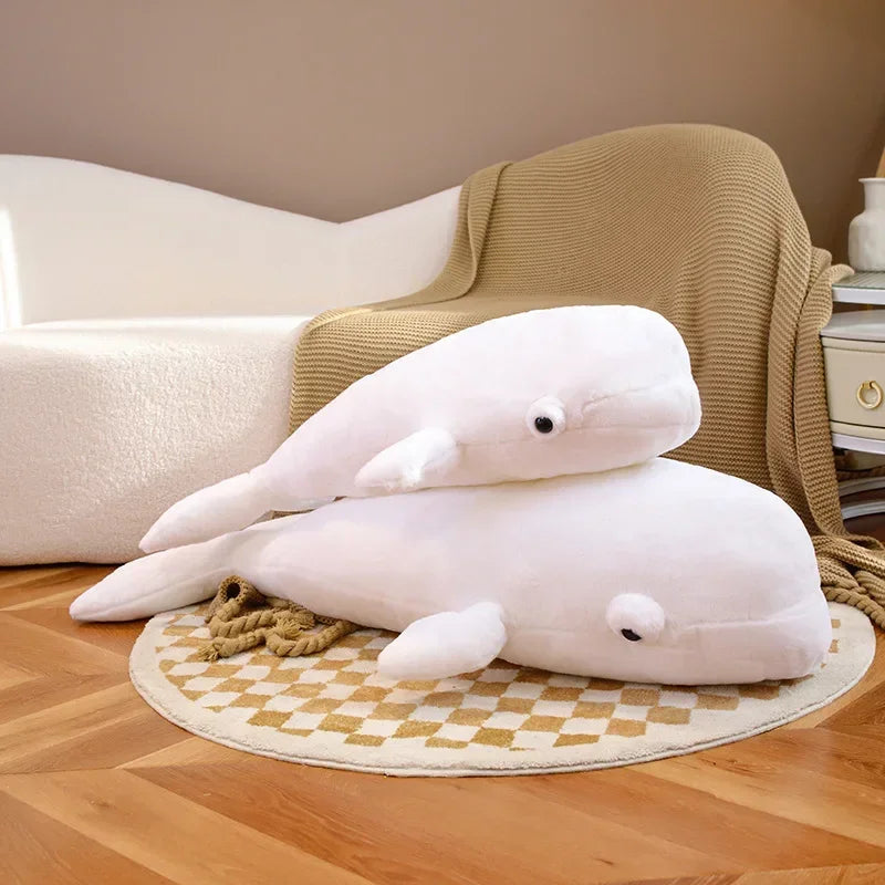 Cute Beluga whale Plush Toys 75 100cm Pink White SJJ PLUSH