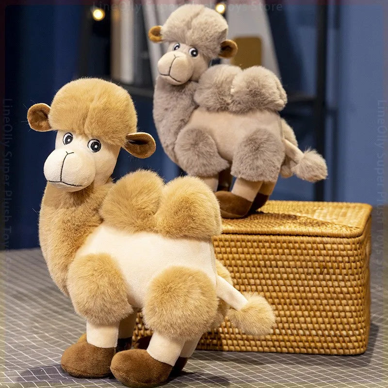 Cute Camel Plush Toys 28/38cm - Brown/Grey