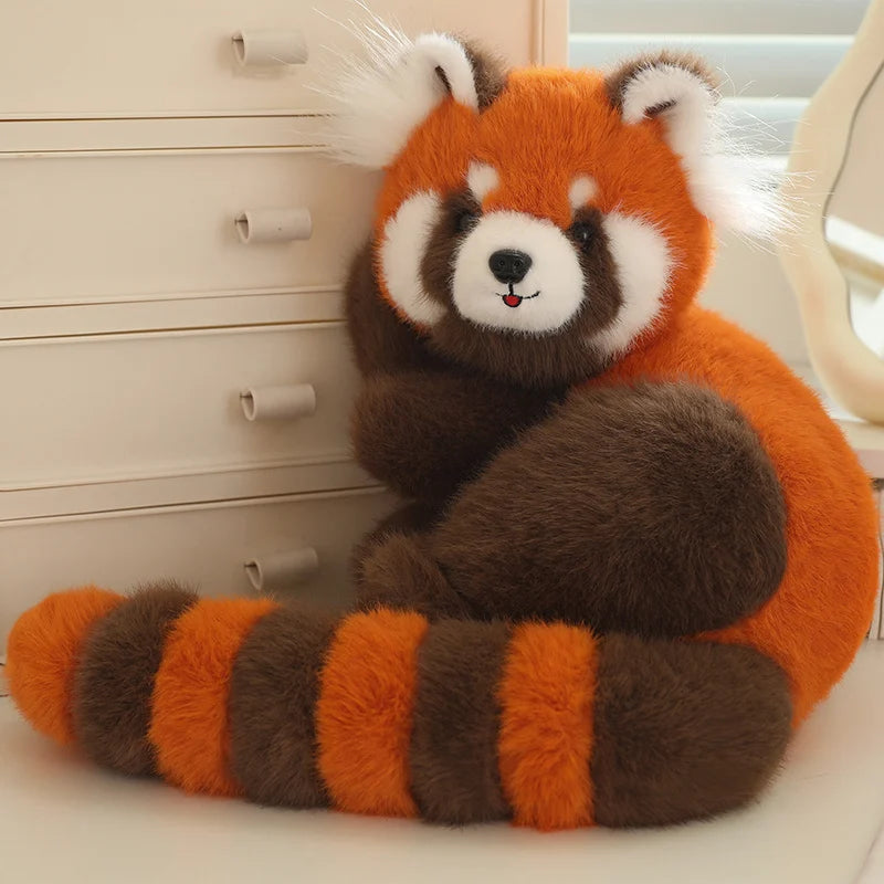 Cute Lying Red Panda Plush Toys 50/70/100cm