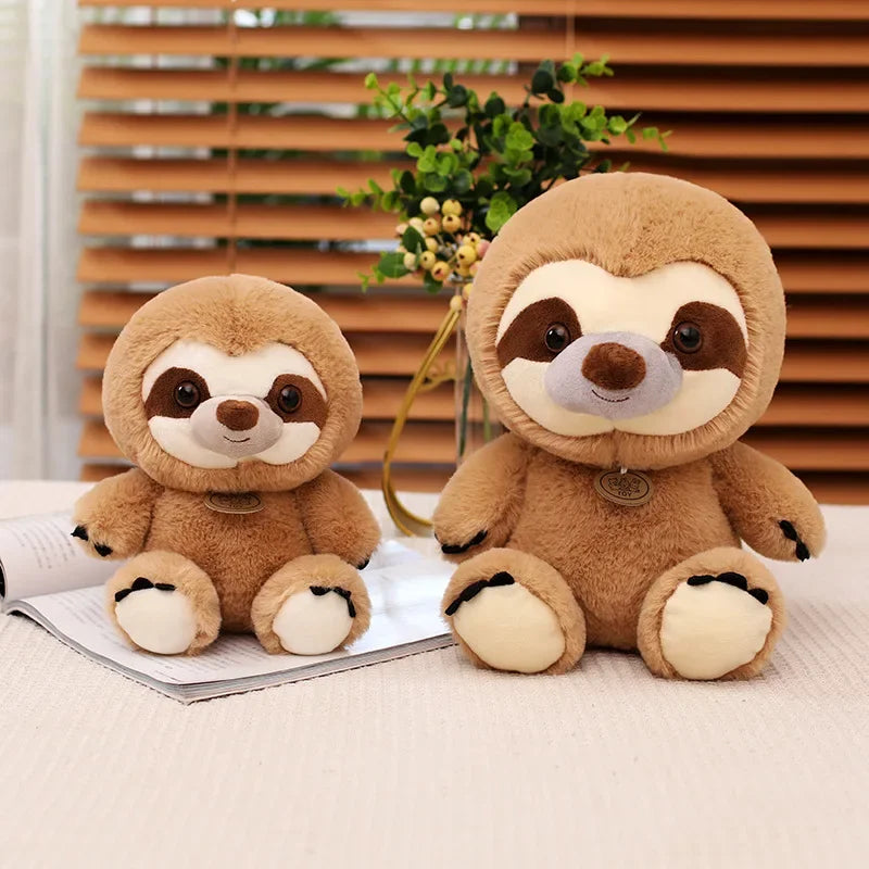 Cute Sitting Sloth Plush Toys 22/30/39cm