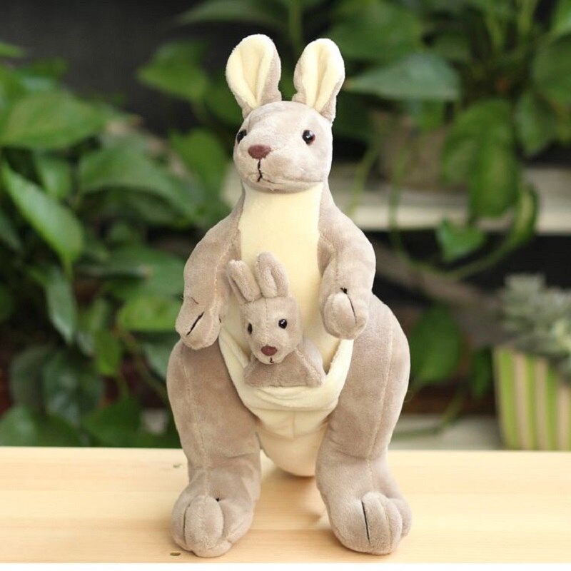 Cute Kangaroo With Joey Plush Toys 26/35cm