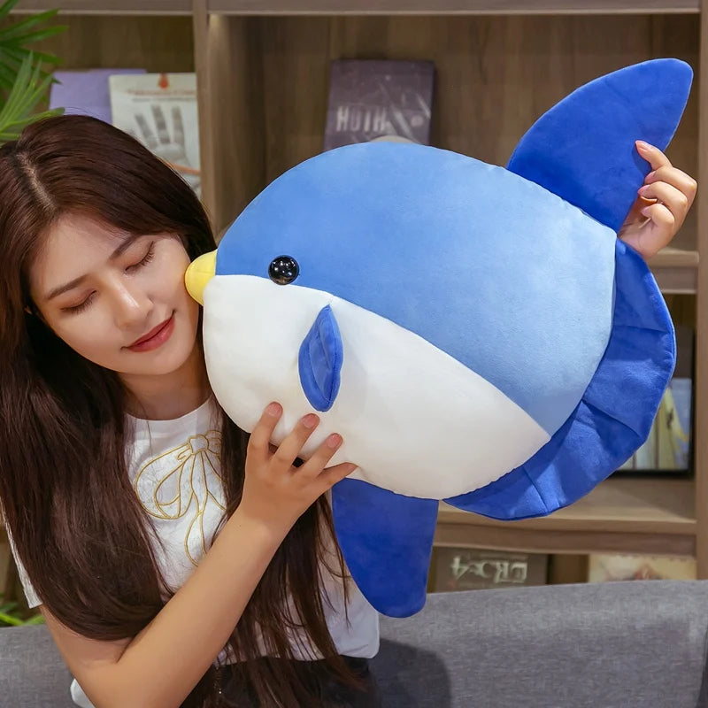 Cute/Kawaii Blue Fish (Ocean sunfish) Plush Toys 35/50cm