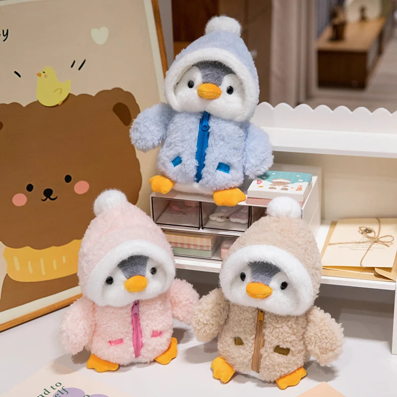 Cute Penguin With Cloth Plush Toys 25cm - 4 Styles