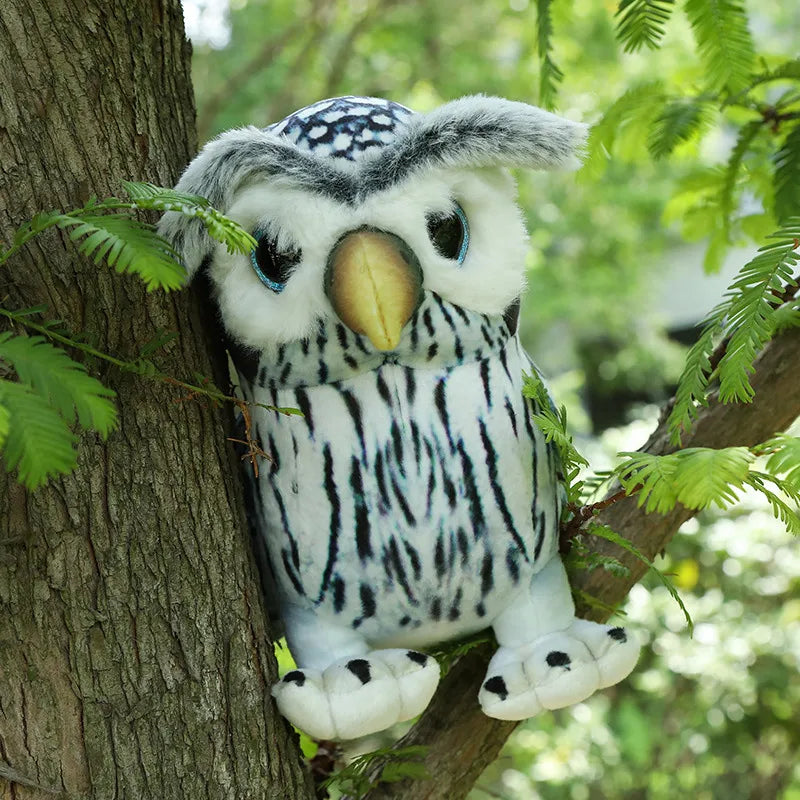 Cute Bird (Owl Lifelike) Plush Toys 20cm - 4 Styles