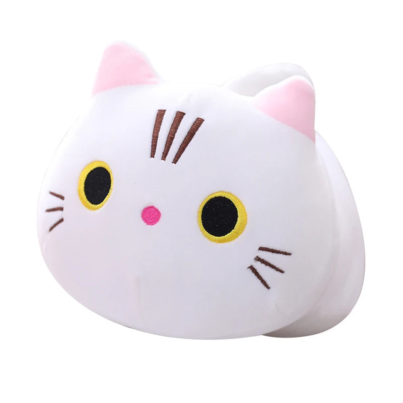 Cute  Cats Plush Pillow Toys 18-25cm (Black/White/Grey/Blue/Brown - 12 Styles)