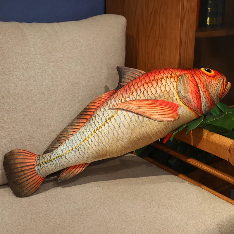 Fish Lifelike/3D Simulation Plush Toys 50/70/90/110cm - 6 Styles