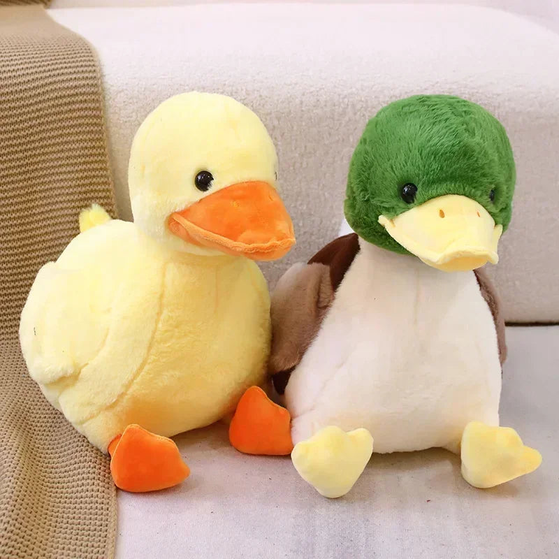 Cute Duck Plush Toys 32/44cm - Green/Yellow