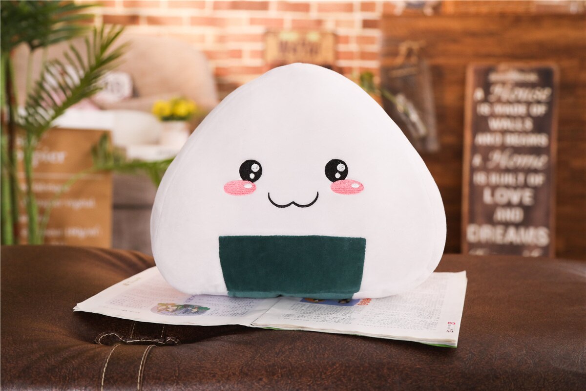 Funny Onigiri (Japanese Triangle) Rice Ball Plush Toys 30/40/50cm - 2 Styles