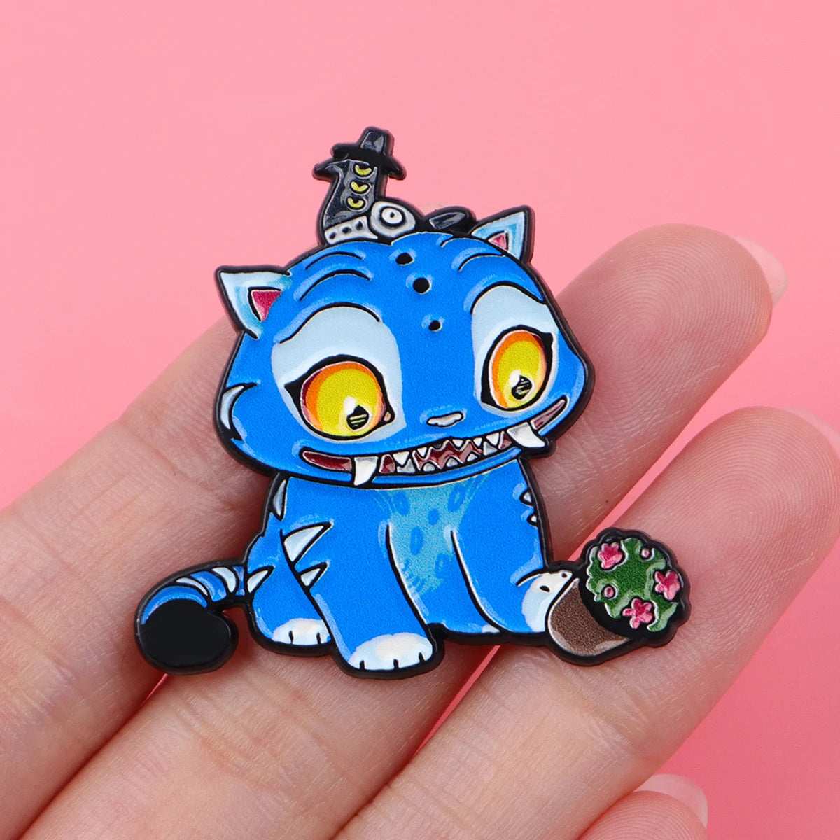 Cute/Kawaii K-Pop Demon Hunters Pins - Derpy(Tiger)/Sussie(Magpie)/Huntrix