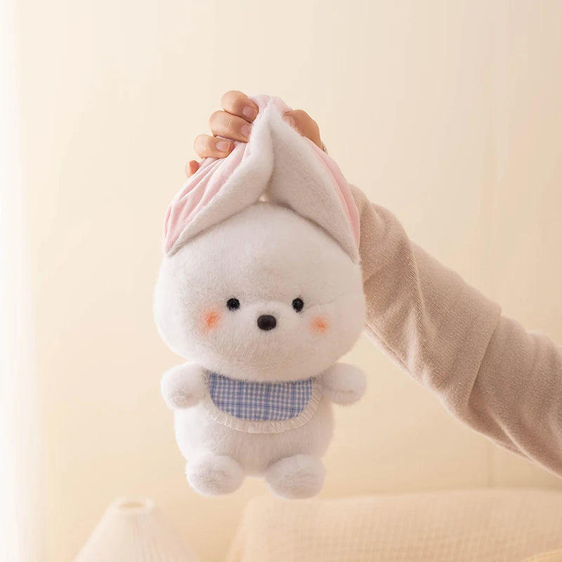 Cute Rabbit/Chick/Fox With Bib Plush Toys 23cm