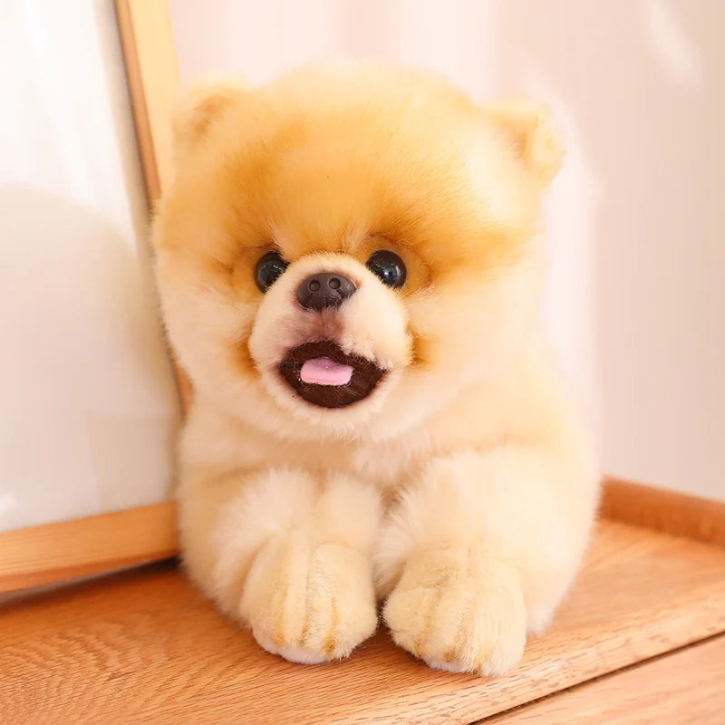 Lying Cats/Dog (Pomeranian) Lifelike Plush Toy- 5 Styles