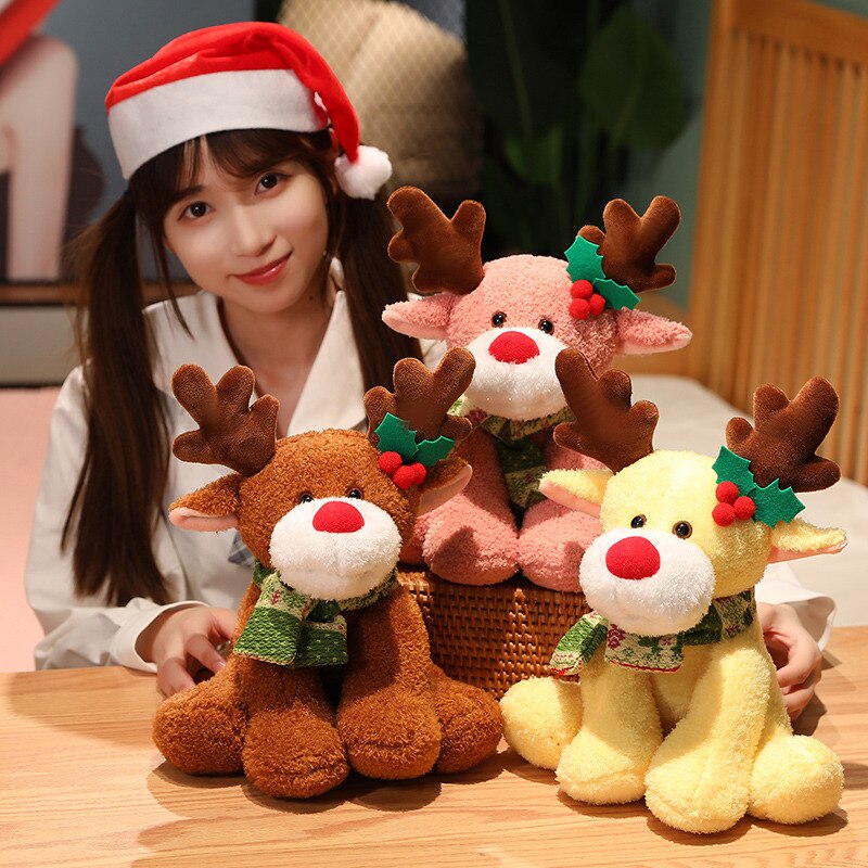 Christmas (Sitting Reindeer) Plush Toys 32cm