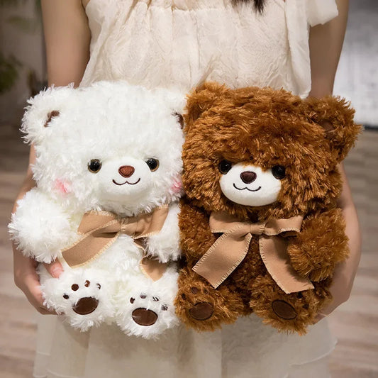 Cute Teddy Bear Plush Toys 30/40cm - Brown/White