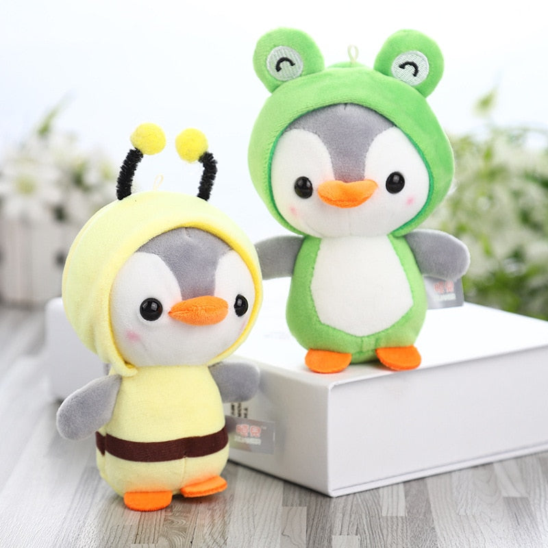 Penguin (Animal Dress Up) Plush Keychains 13cm 4 styles