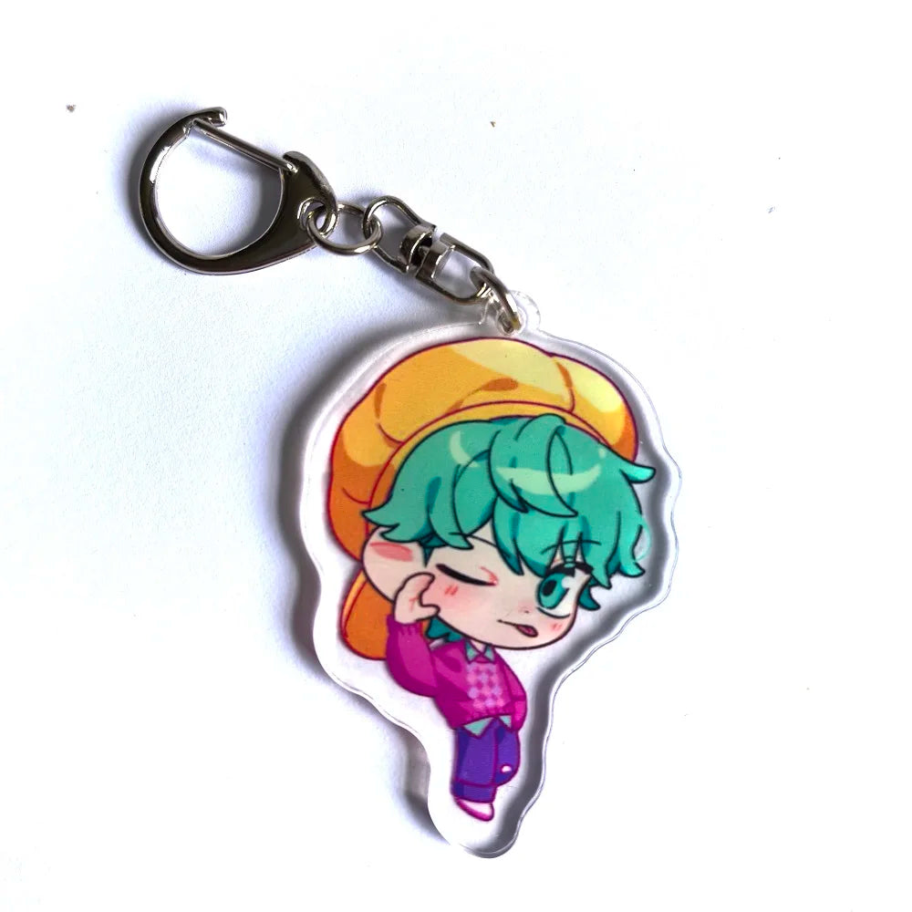 Cute/Kawaii K-Pop Demon Hunters/Saja Boys Keychain - Jinu/Mystery/Baby/Abby/Romance