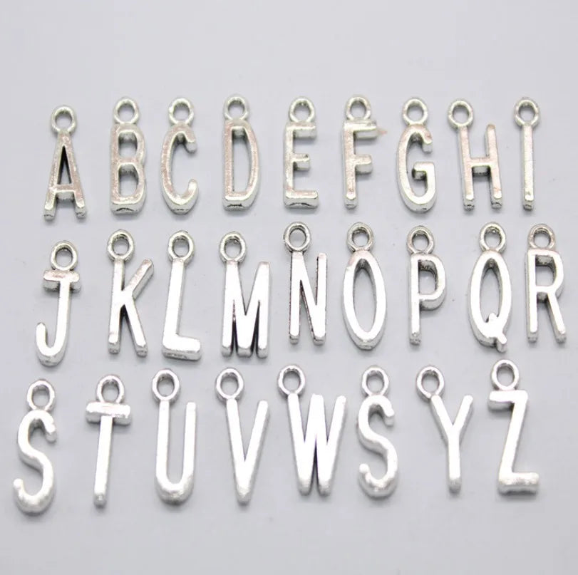 Keychain With The Positive Message ("Sometimes You Forget That You Are Awesome. So this is your reminder") With Alphabet Letter - Black/White