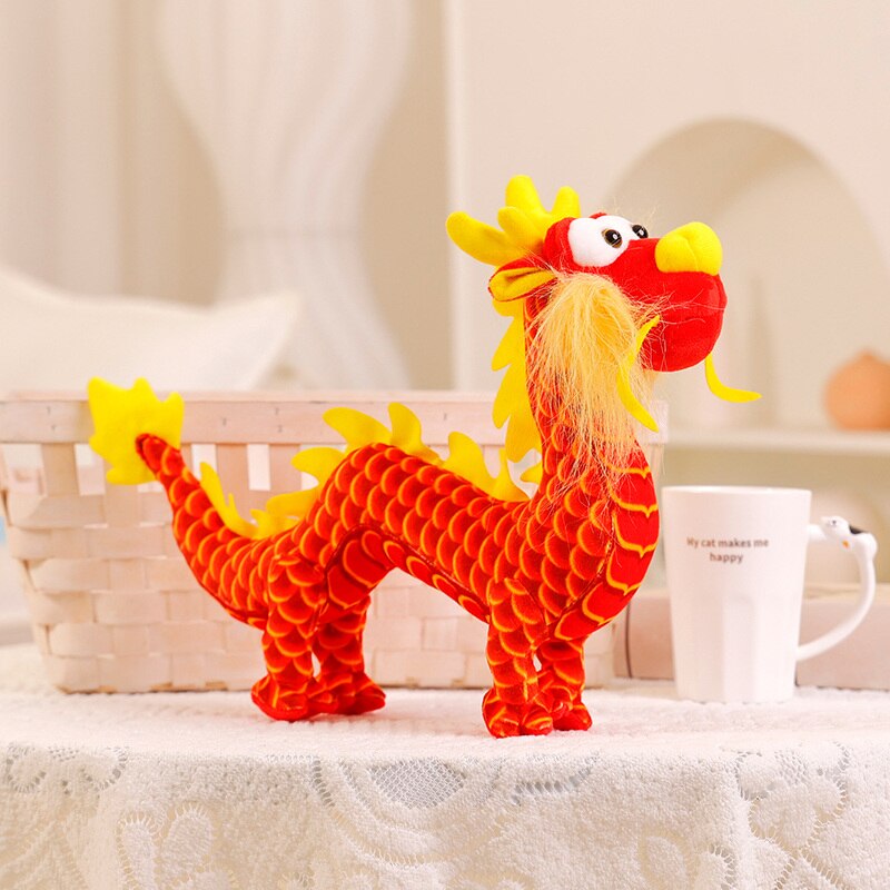 Dragon Plush Toys 40cm (Yellow/Green/Red/Black)