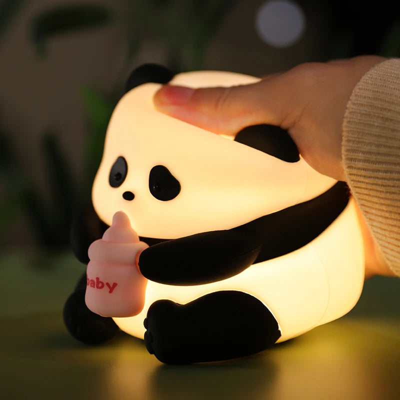 LED Night Light Panda Silicone Lamp - 4 Styles