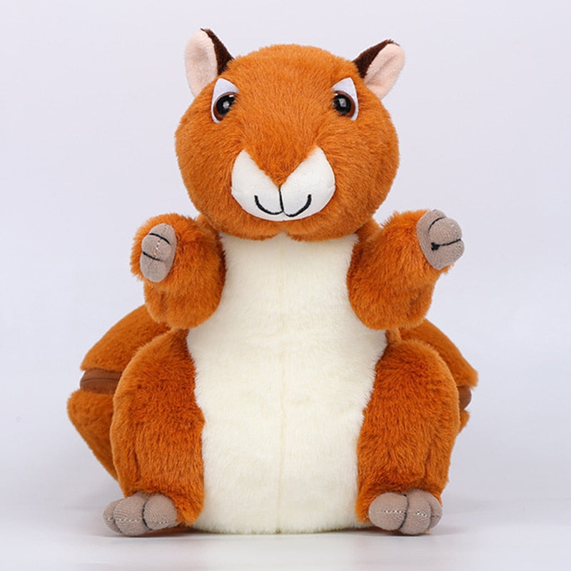 Funny Squirrel Into Brown Nut Plush Toys 25cm