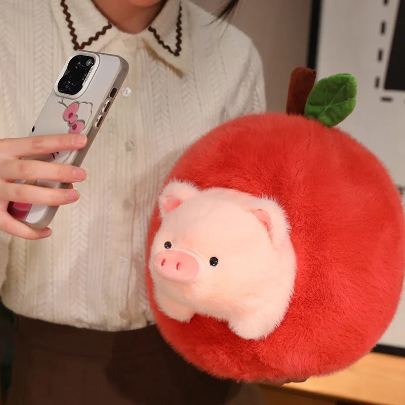 Cute Capybara/Pig With Avocado/Apple Plush Toys25/35/45cm