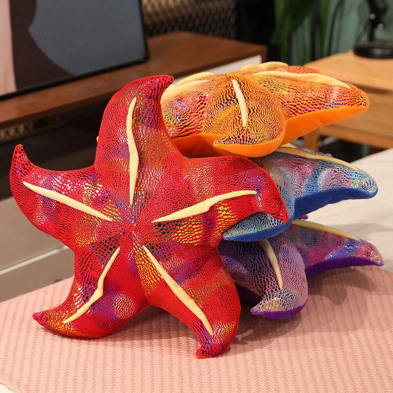 Starfish Plush Toys 20cm/45cm - Yellow/Green/Blue/Red/Purple