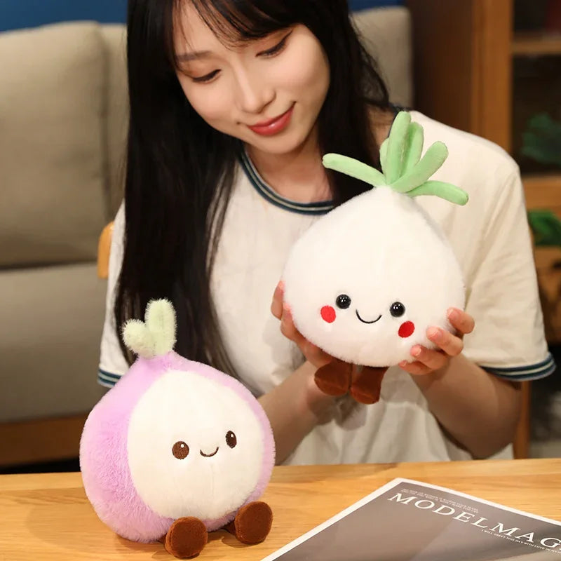 Cute Vegetables (Onion/Ginger/Garlic) Plush Toys 20-22cm