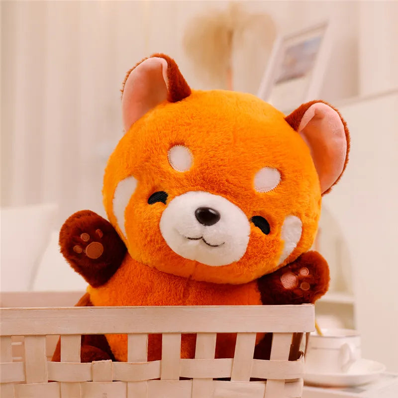 Cute Sitting Red Panda Plush Toys 23/35/45/60cm