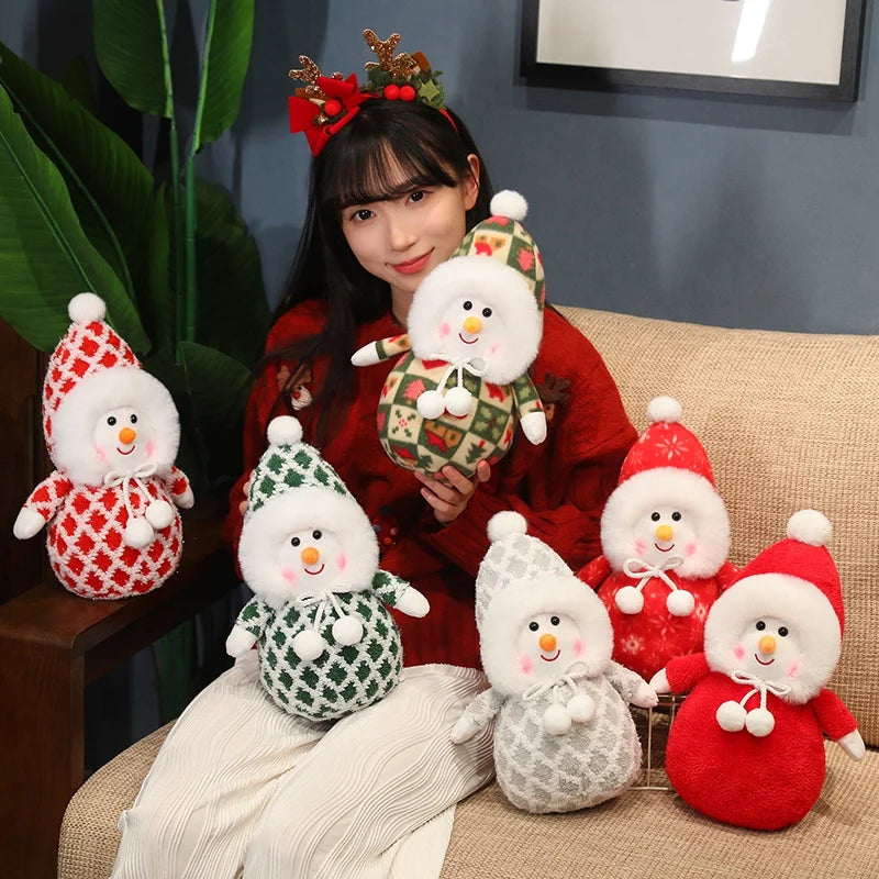 Christmas (Snowman) With Dress Plush Toys 35cm - 6 Styles