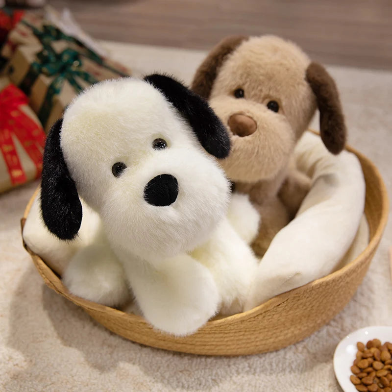 Cute Dog Plush Toys 25/35cm - Black/Brown/White/Yellow