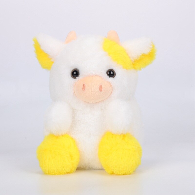 Cute Cow Plush Toys 20cm -Pink/Black/Purple/Blue/Yellow/Green