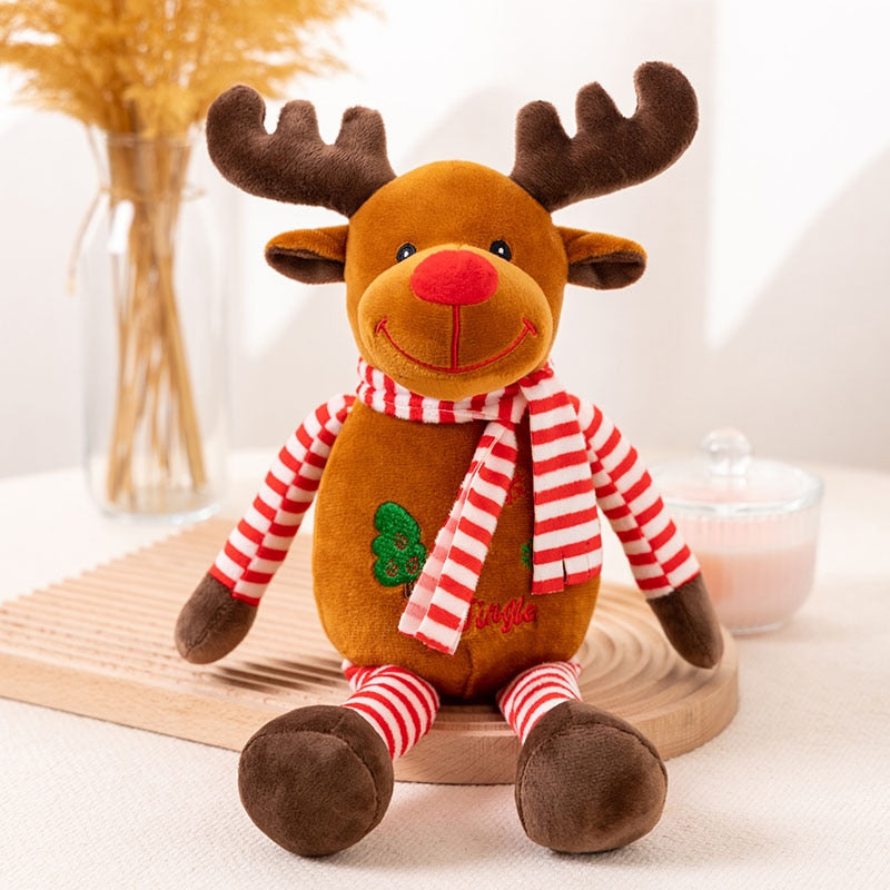 Christmas (Reindeer/Elf/Santa Claus/Elephant/Dog) Plush Toys 23-25cm