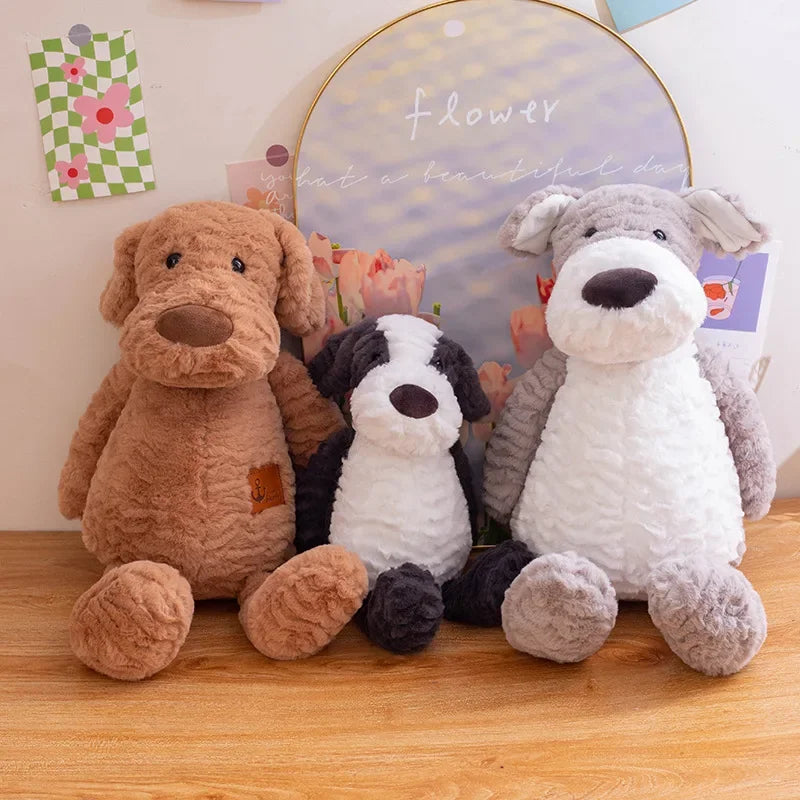 Cute Dog (Golden Retriever/Border Collie/Schnauzer) Plush Toys 35/50cm