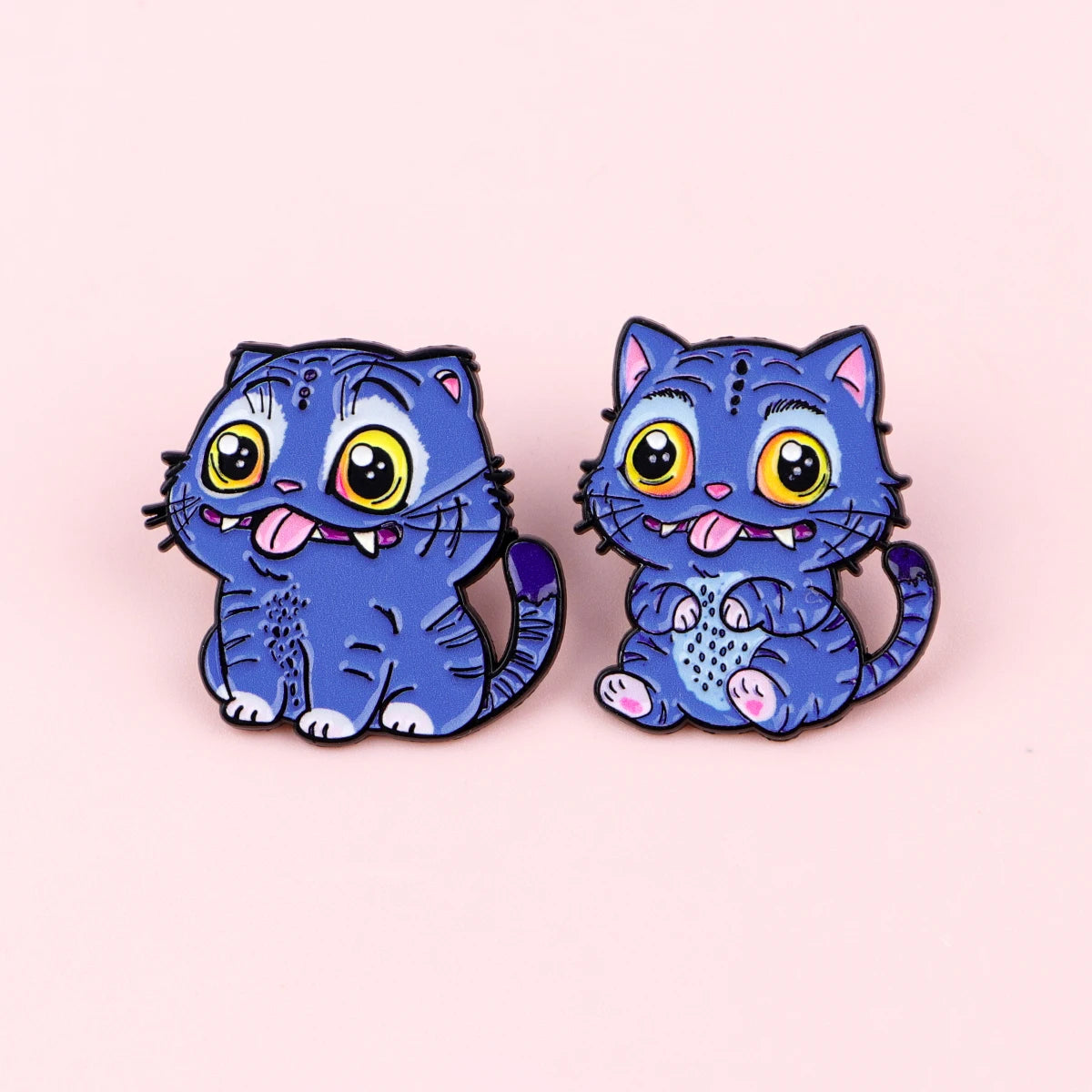 Cute/Kawaii K-Pop Demon Hunters Pins - Derpy(Tiger)/Sussie(Magpie)/Huntrix