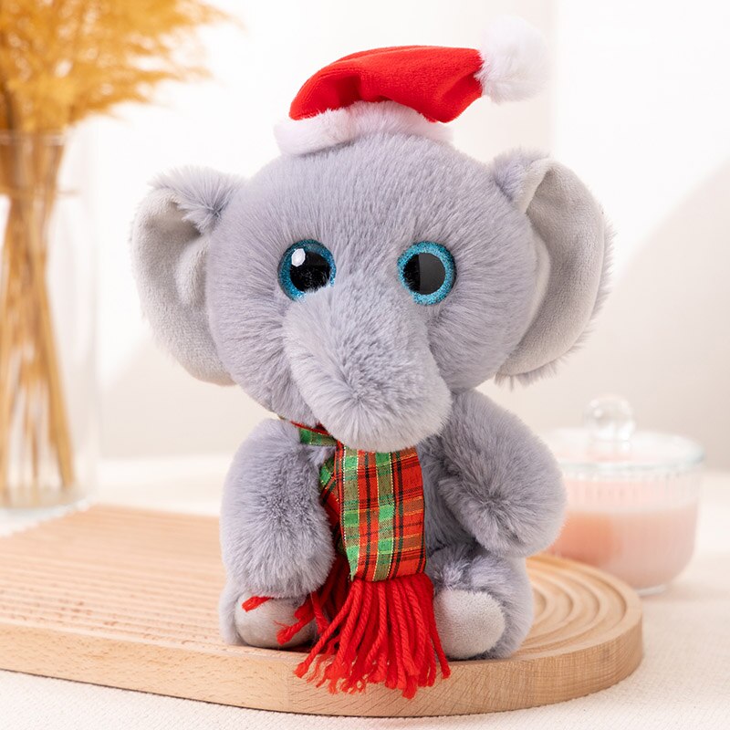 Christmas (Reindeer/Elf/Santa Claus/Elephant/Dog) Plush Toys 23-25cm