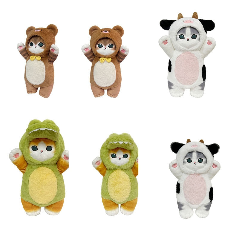 Mofusand Cat With (Cow/Crocodile/Bear) Dress Up Plush Toys 30cm/50cm