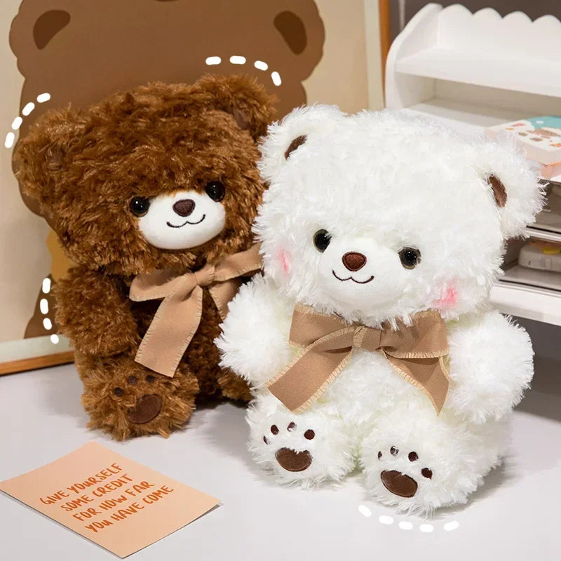 Cute Teddy Bear Plush Toys 30/40cm - Brown/White