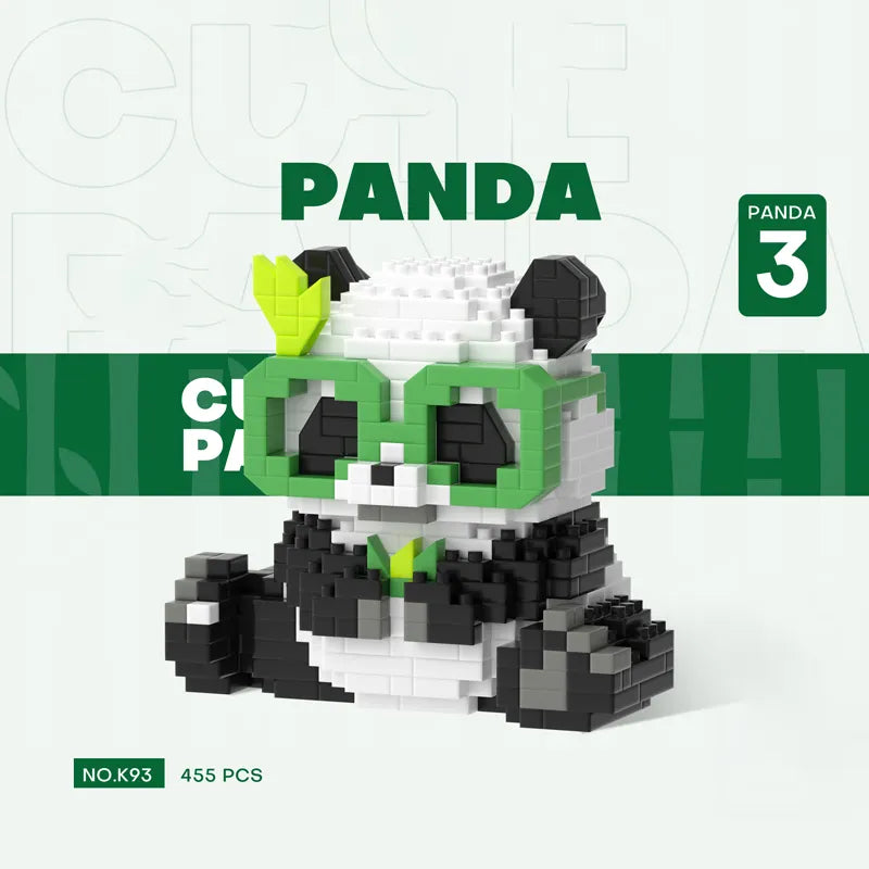 Cute Panda / Swing Mini Building Blocks - 5 Styles