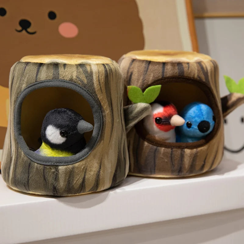 Cute Bird With/Without Tree House Toys - 6 Choices