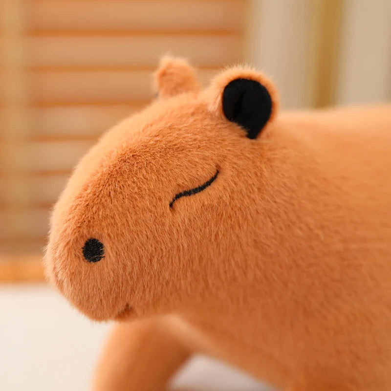 Cute Capybara Plush Toys 20/26/36cm -Dark Brown/Light Brown