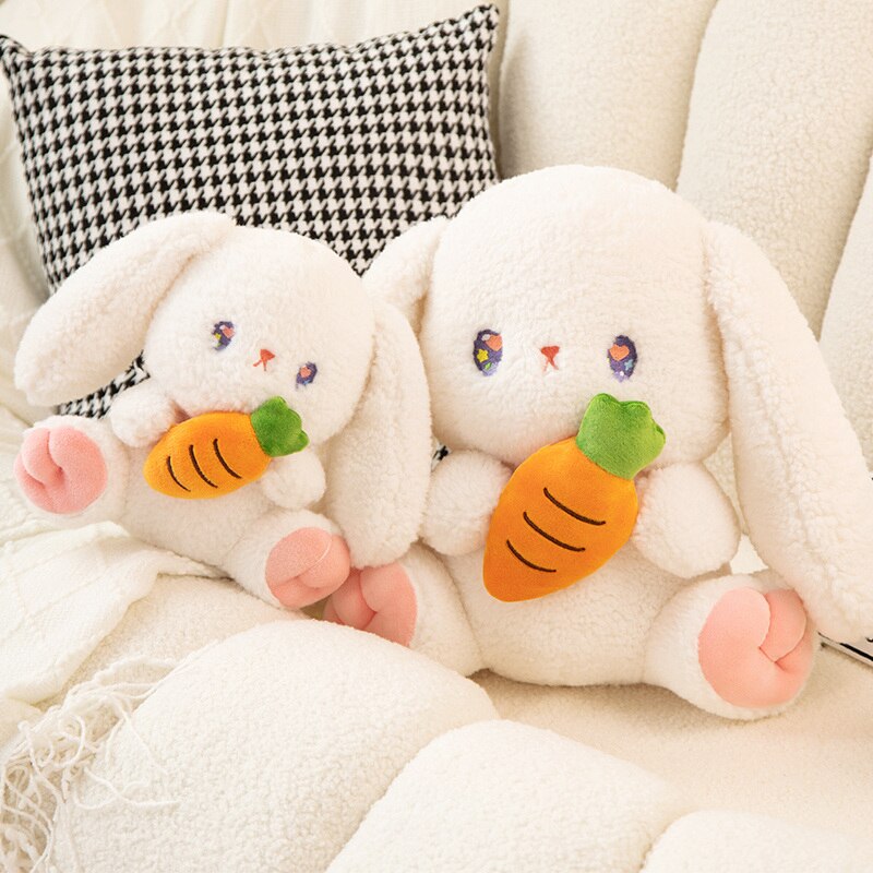 White Rabbit With Star/Heart/Bottle/Christmas/Star/Carrot Plush Toys 20cm/30cm