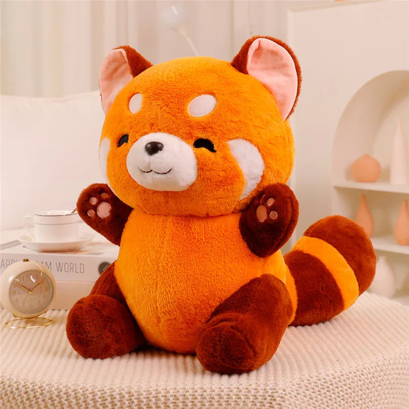 Cute Sitting Red Panda Plush Toys 23/35/45/60cm