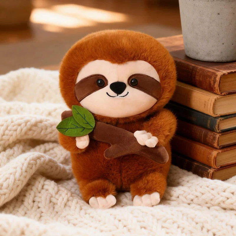 Cute Sloth Plush Toys 20/30/40cm - Brown/Khaki/Grey