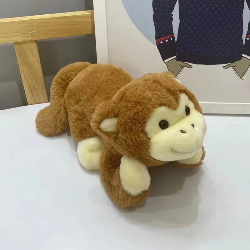 Cute Animal (Pig/Tiger/Leopard/Monkey/Dog/Duck) Plush Toys 28cm - 6 Styles