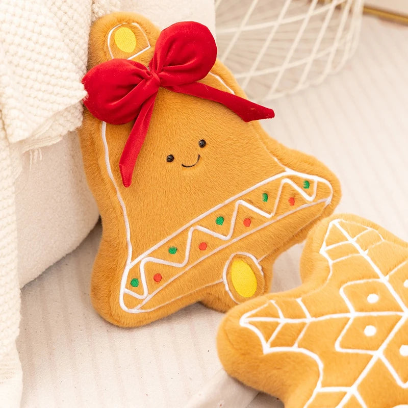Christmas Gingerbread (Man/Tree/House/Woman/Bell/Star) Plush Toys